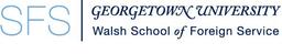 Georgetown University - SFS - School of Foreign Service Logo