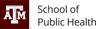 Texas A&M University School of Public Health Logo